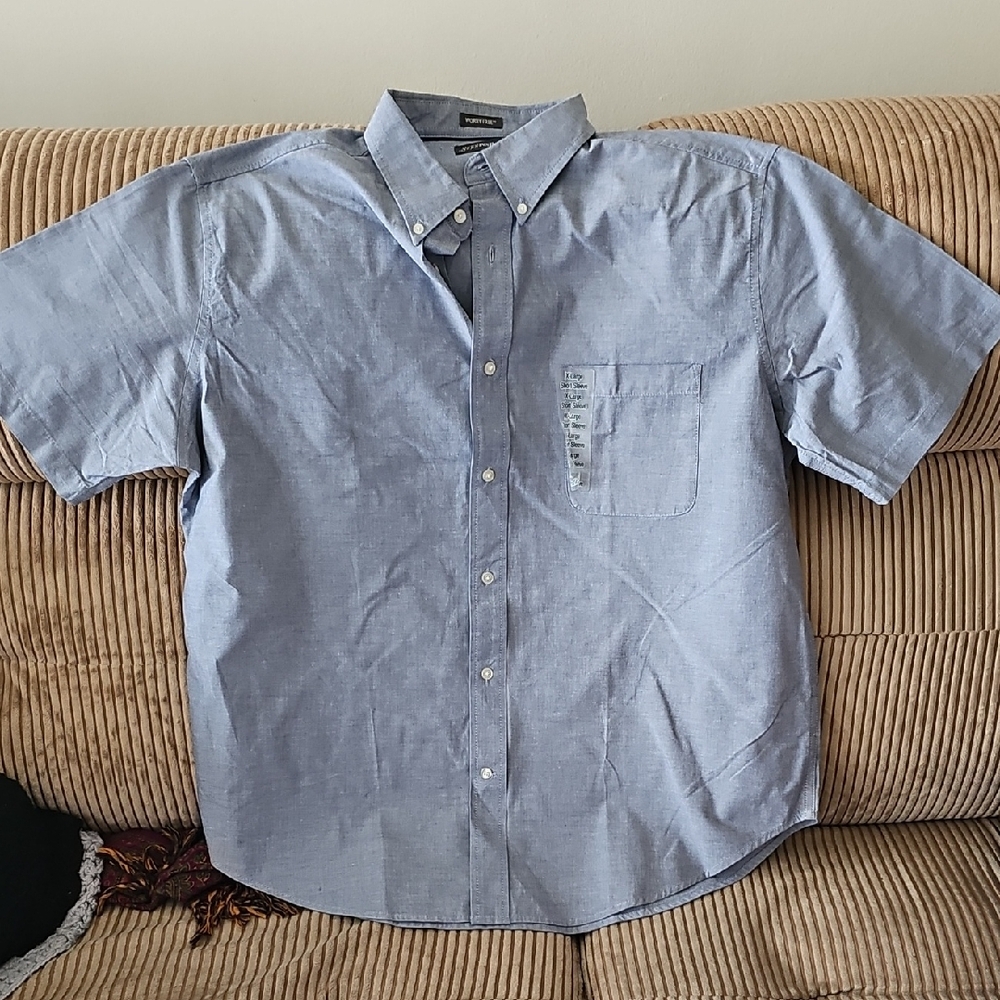 2 St. John's Bay Button-Down Shirts XL NWT
